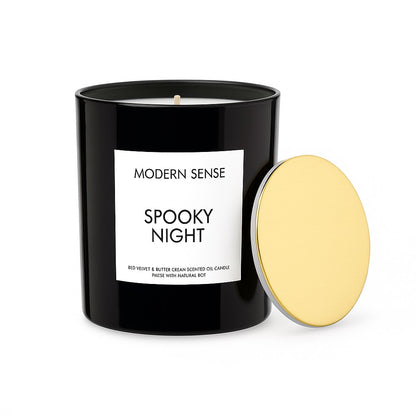 Spooky Night Candle + Lid