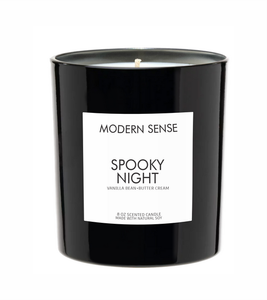 Spooky Night Candle + Lid